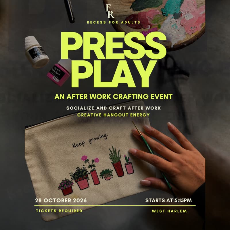 Cover Image for Press Play: An After Work Painting Event