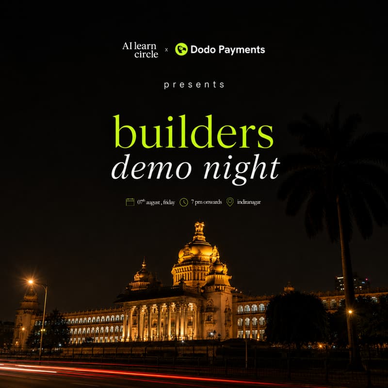 Cover Image for Builders demo night