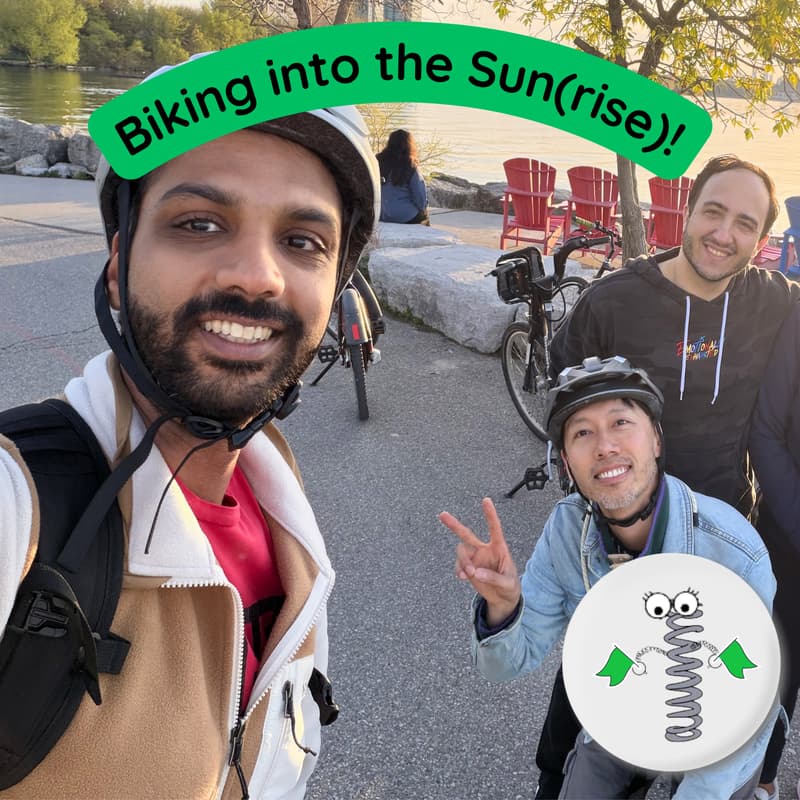 Cover Image for Spring-a-ling: Biking Into the Sun(rise) #3 (Summer solstice edition)