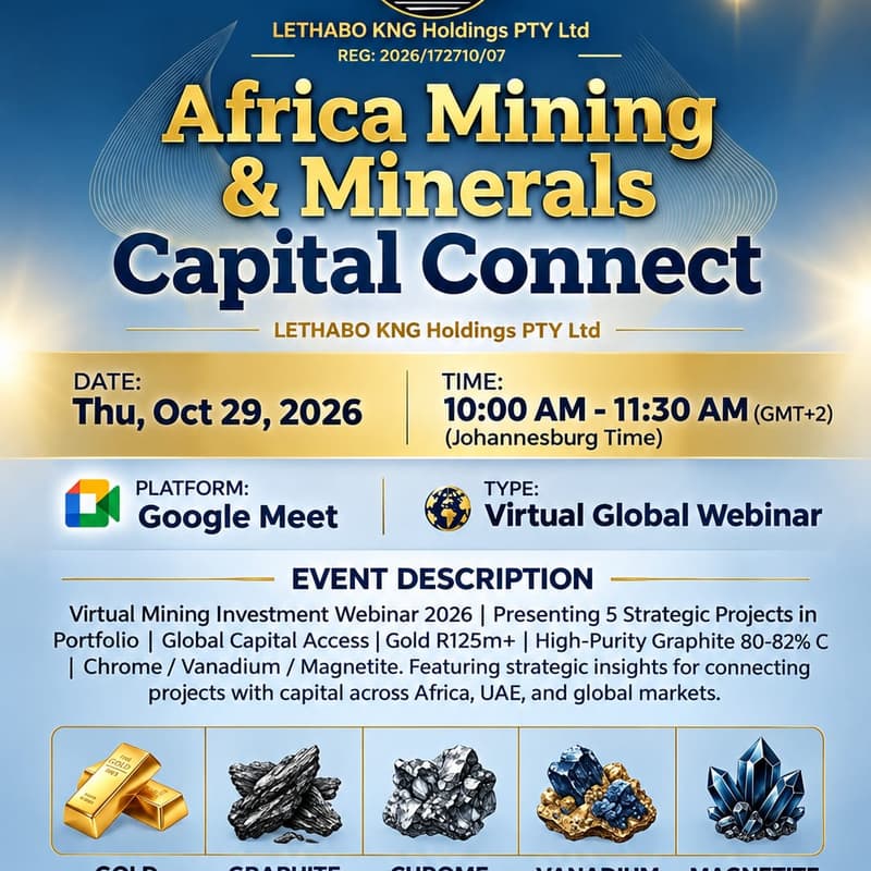 Cover Image for Africa Mining & Minerals Capital Connect
