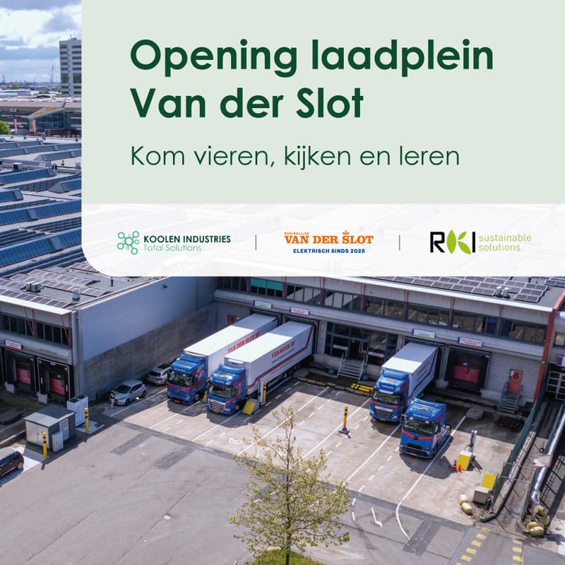Cover Image for Uitnodiging opening laadplein Van der Slot | Donderdag 10 september 2026