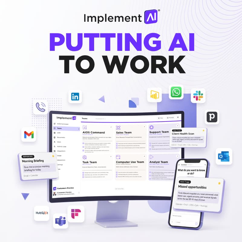 Cover Image for Putting AI to Work - London - by Implement AI