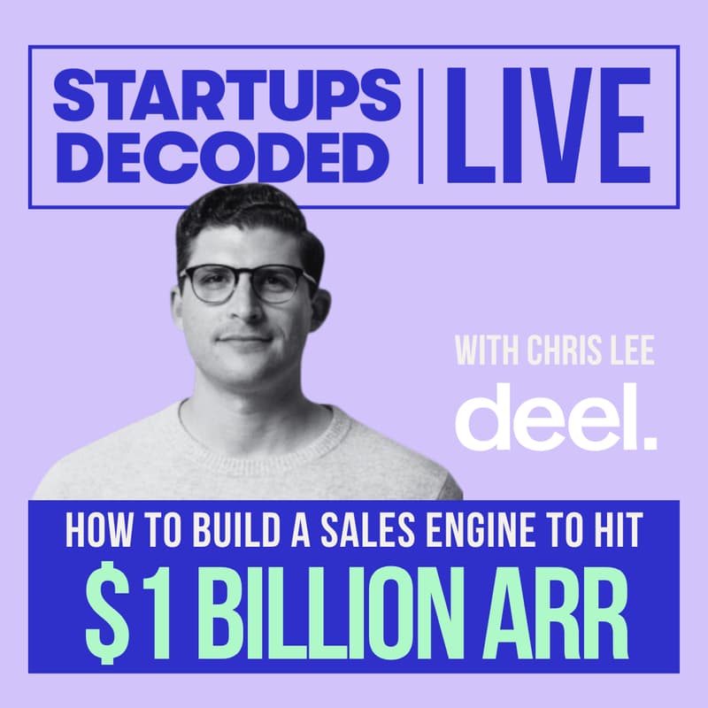 Cover Image for The Revenue Playbook Behind Deel's Growth From $1M to $1B+ ARR.