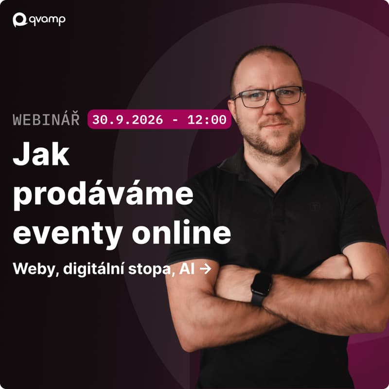 Cover Image for Webinář - Jak prodáváme eventy online - weby, digitální stopa, AI
