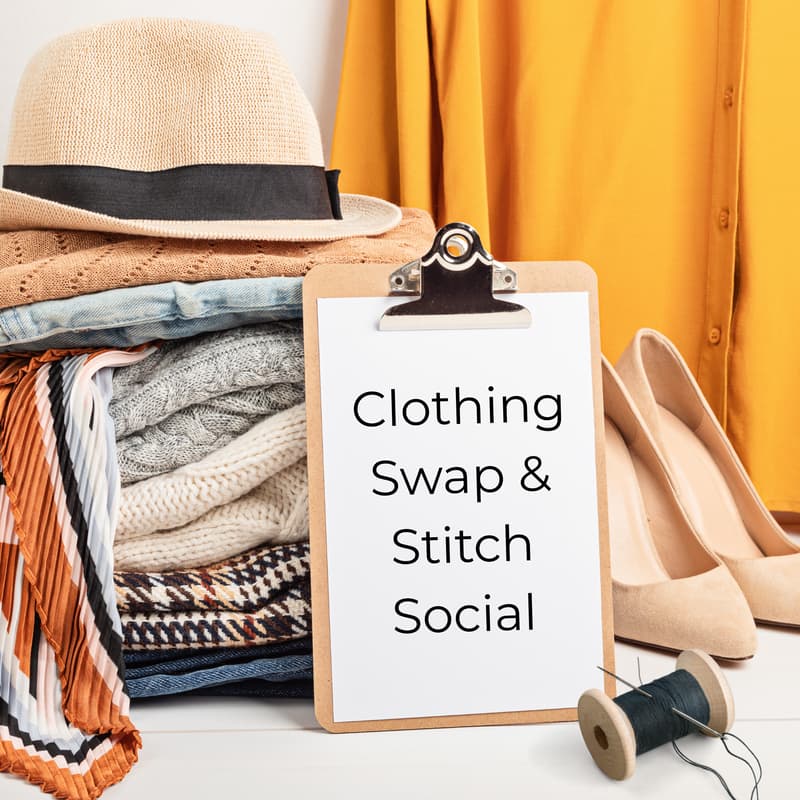 Cover Image for Clothing Swap & Stitch Social
