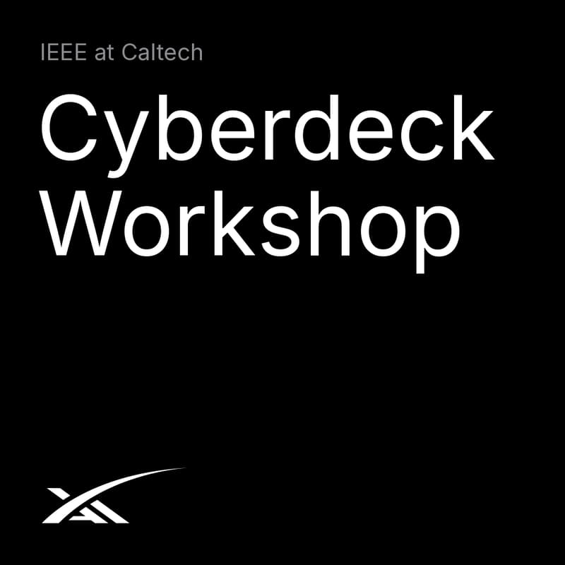 Cover Image for IEEE x SpaceXAI Cyberdeck Workshop