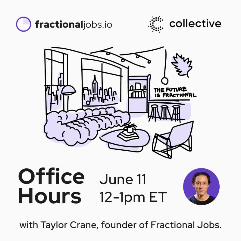 Cover Image for Office Hours w/ Taylor Crane of Fractional Jobs