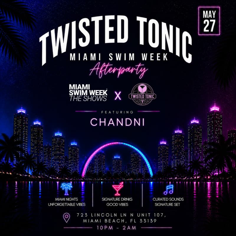 Cover Image for Miami Swim Week® The Shows x Twisted Tonic Rooftop: Afterparty