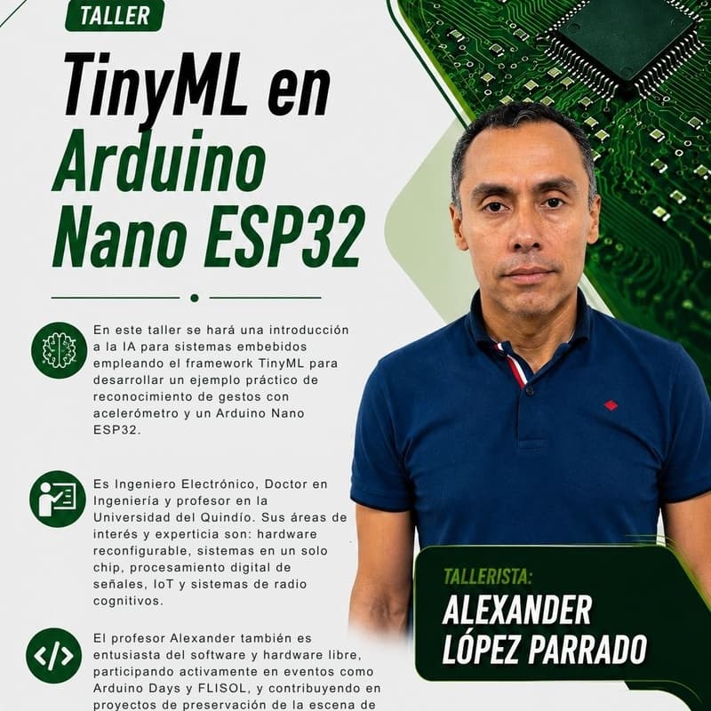 Cover Image for Taller TinyML en Arduino ESP32