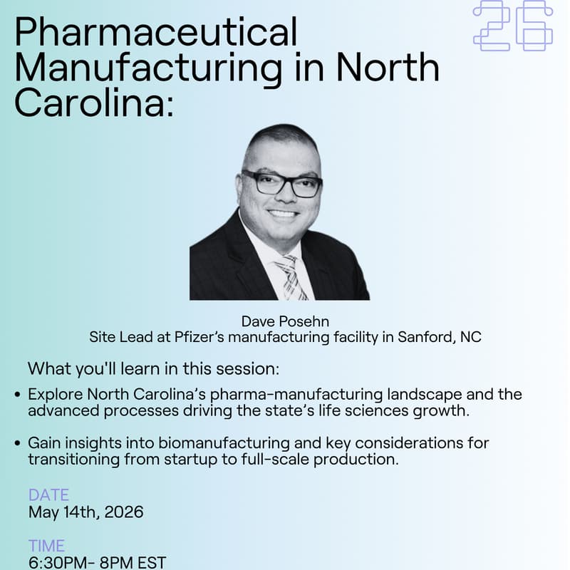 Cover Image for Nucleate RTP - Pharmaceutical Manufacturing in North Carolina (PATH 4)