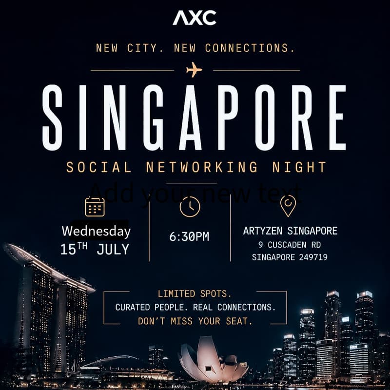Cover Image for Singapore AXC Connect: Social Networking Night