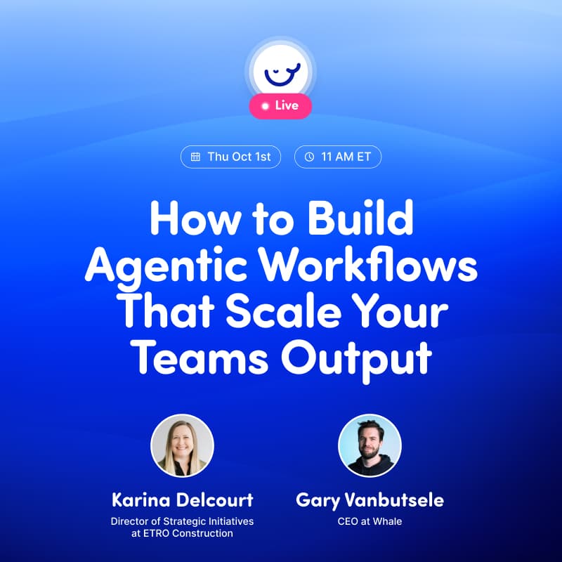 Cover Image for How to Build Agentic Workflows That Scale Your Teams Output
