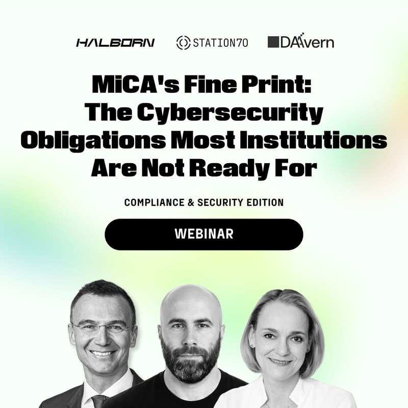 Cover Image for MiCA's Fine Print: The Cybersecurity Obligations Most Institutions Are Not Ready For