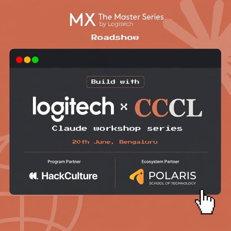 Cover Image for Build with Claude Code x Logitech Workshop Series