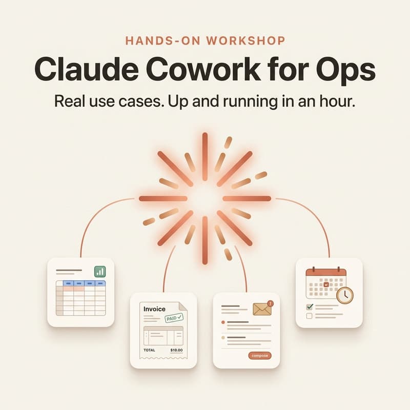 Cover Image for Claude Cowork for Ops: See Real Use Cases, Start Using It in an Hour