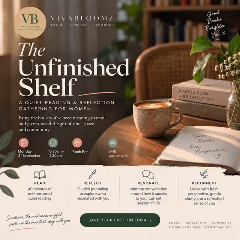 Cover Image for The Unfinished Shelf: A Quiet Reading & Reflection Morning