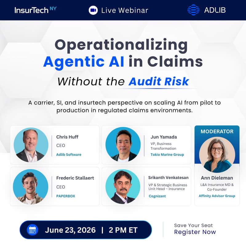 Cover Image for Operationalizing Agentic AI in Claims Without the Audit Risk