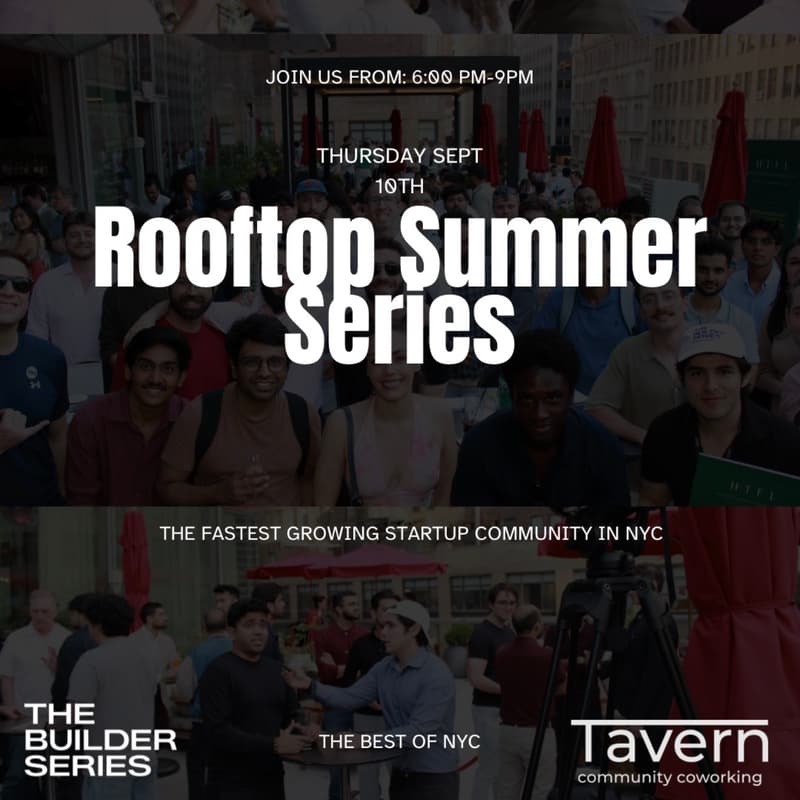 Cover Image for The Builder Series: Founder, Investor & Operator Nights - Sept. 10th