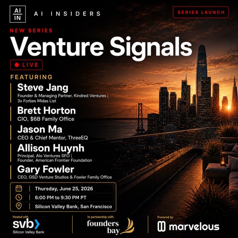Cover Image for AI Insiders: Venture Signals Live