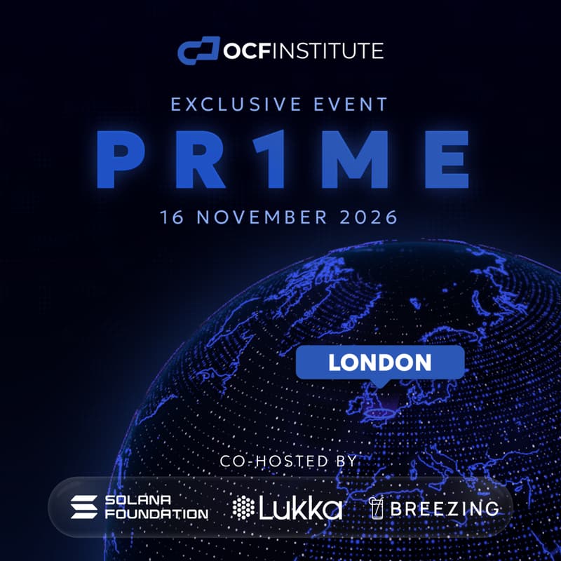 Cover Image for Pr1me [London Series] - Exclusive Dinner for Web3 Finance