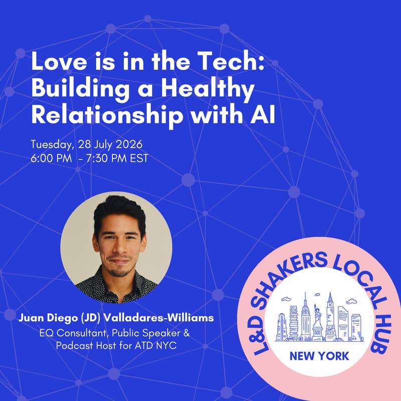 Cover Image for NYC Meet up #23 - Love is in the Tech: Building a Healthy Relationship with AI