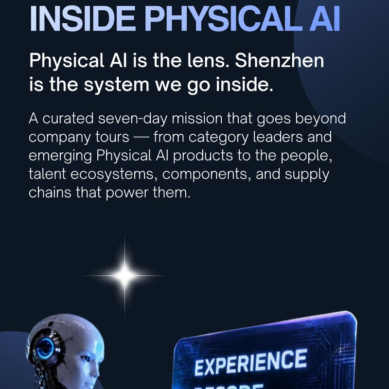 Cover Image for Inside Physical AI: Silicon Valley × Shenzhen — BFC Innovation Mission 2026