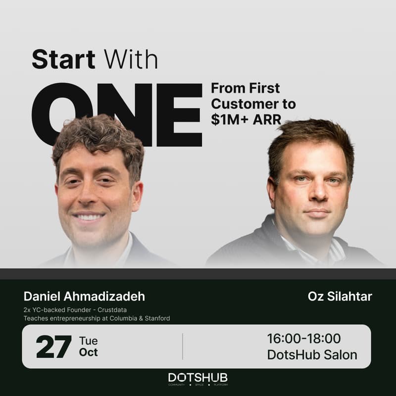 Cover Image for Fireside Chat with Daniel Ahmadizadeh: Start With One: From First Customer to $1M+ ARR