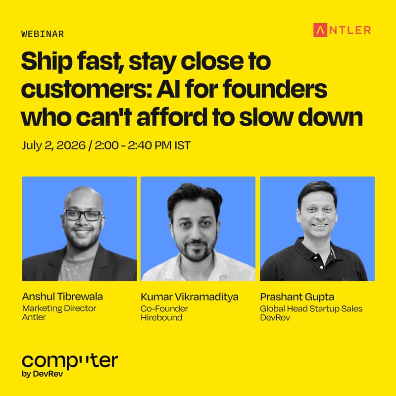 Cover Image for Ship fast, stay close to customers: AI for founders who can't afford to slow down