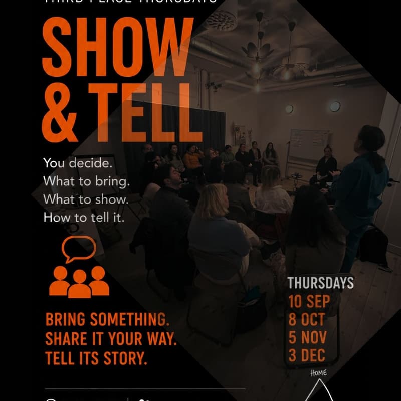 Cover Image for THIRD PLACE THURSDAY SALON — SHOW & TELL