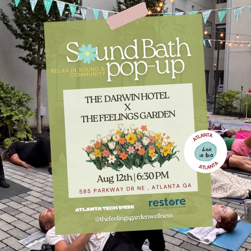 Cover Image for Sound Bath Pop up at The Darwin Hotel π€
