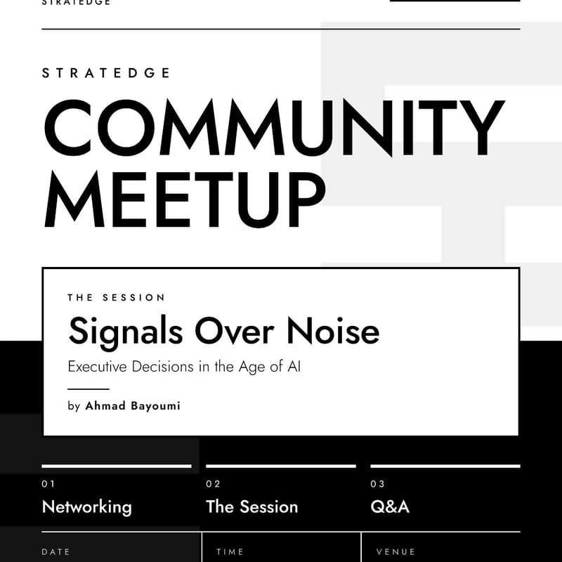 Cover Image for StratEdge Meet-up