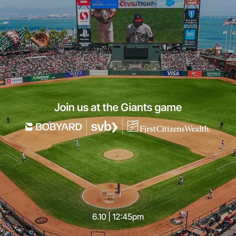 Cover Image for Ballpark Suite Experience with Bobyard, SVB and First Citizens Bank