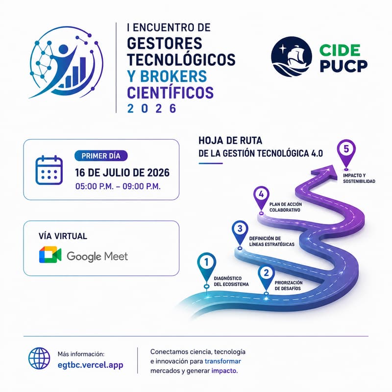Cover Image for I Encuentro de Gestores Tecnológicos y Brokers Científicos 2026 | Virtual