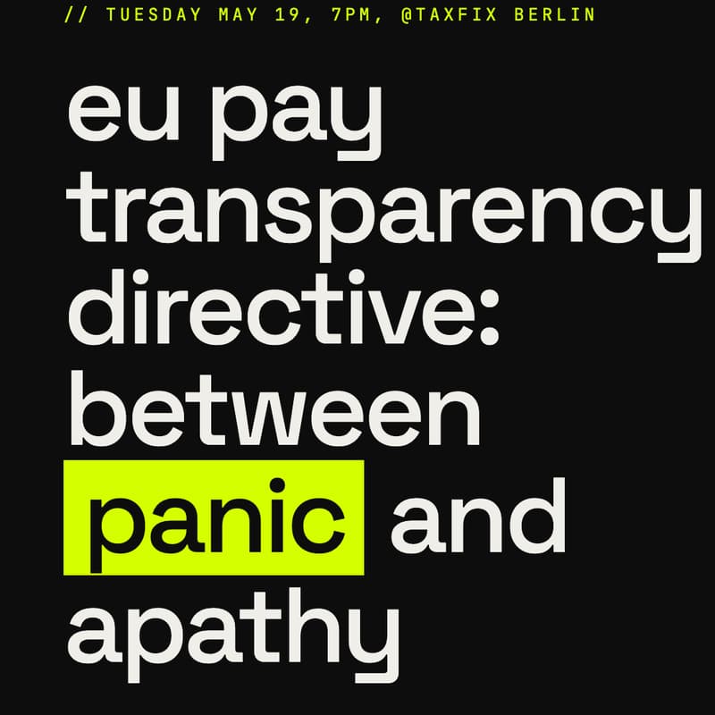 Cover Image for EU Pay Transparency Directive: Between Panic and Apathy