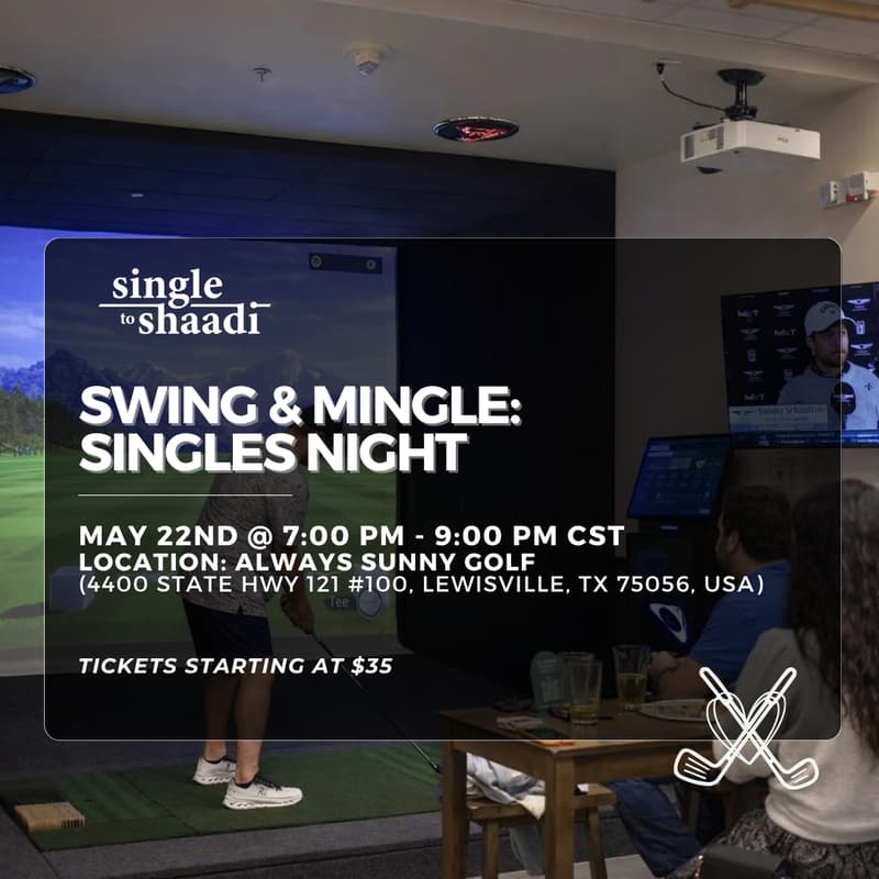 Cover Image for ⛳ Swing & Mingle: Singles Night at Always Sunny Golf