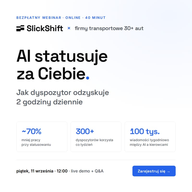 Cover Image for AI statusuje za Ciebie: jak dyspozytor odzyskuje 2 godziny dziennie