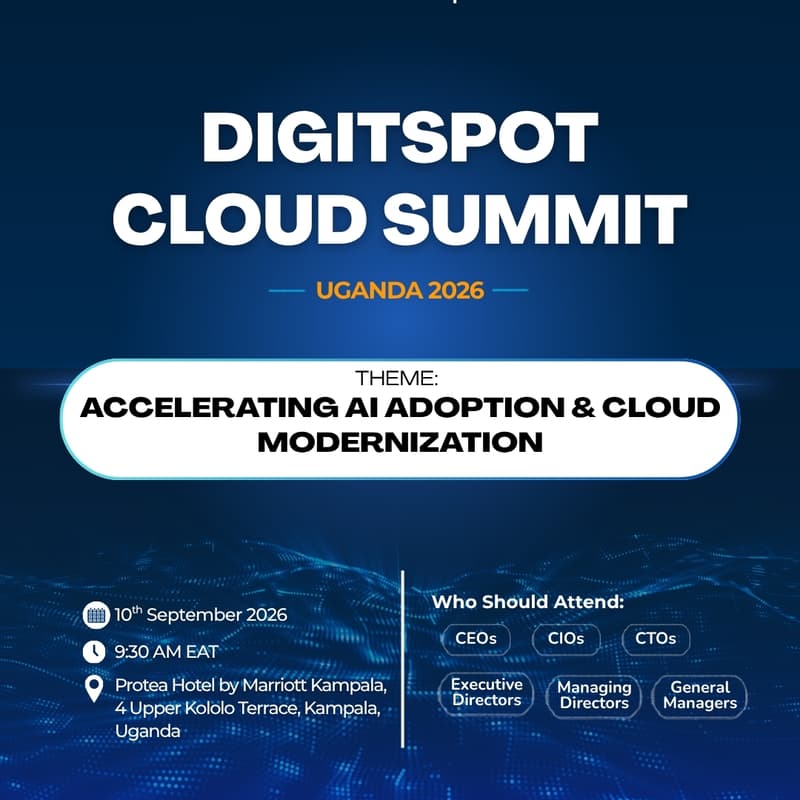 Cover Image for Digitspot Cloud Summit – Uganda 2026 (Accelerating AI Adoption & Cloud Modernization)