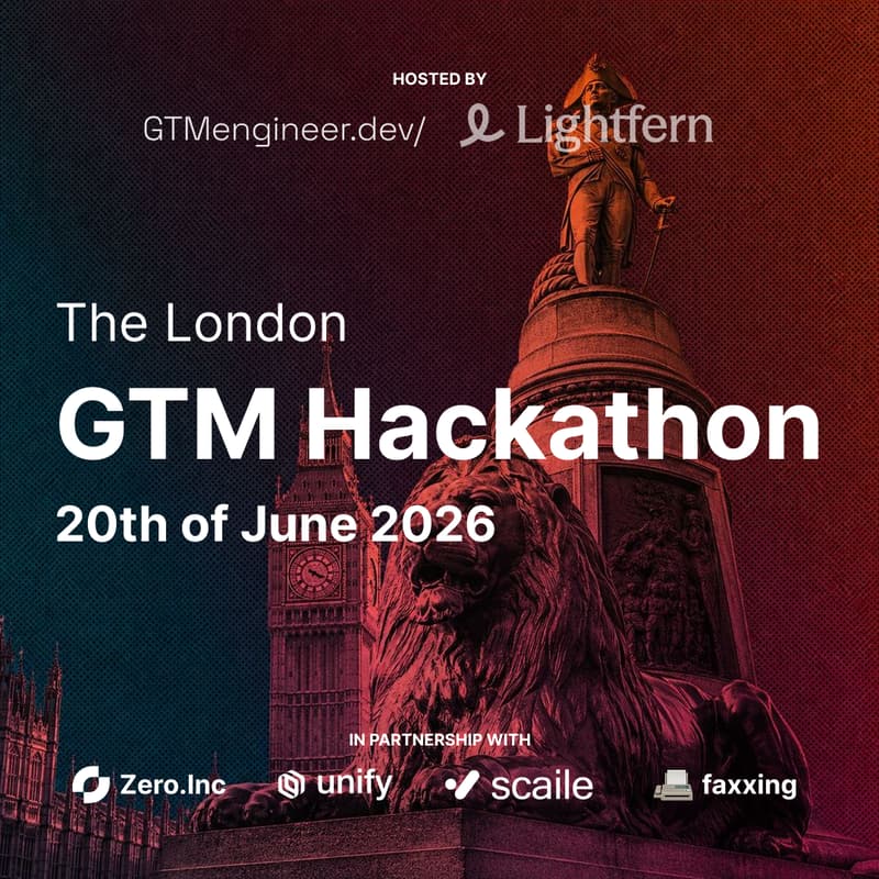 Cover Image for GTM Hackathon London