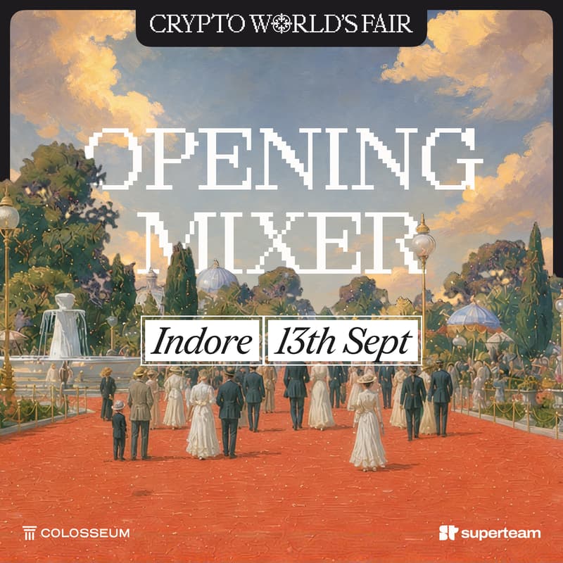 Cover Image for Crypto World's Fair Opening Mixer, Indore