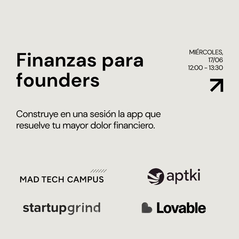 Cover Image for Finanzas para Founders