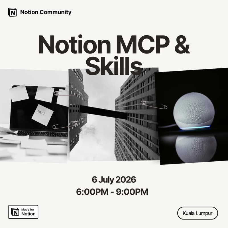 Cover Image for Notion MCP & Skill Hands on Session