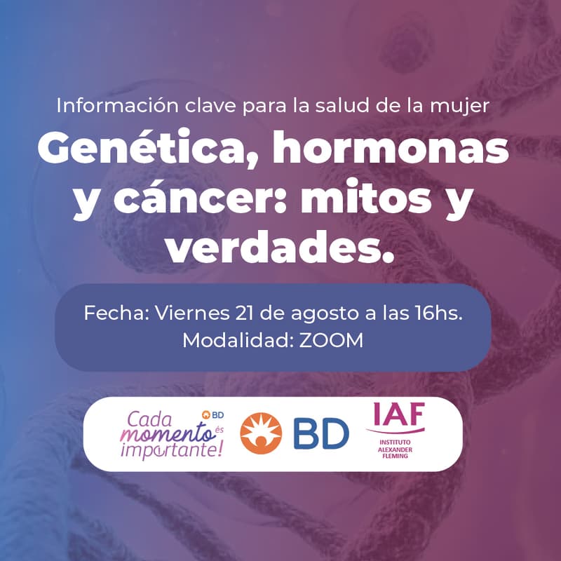 Cover Image for Genética, hormonas y cáncer: mitos y verdades. Información clave para la salud de la mujer