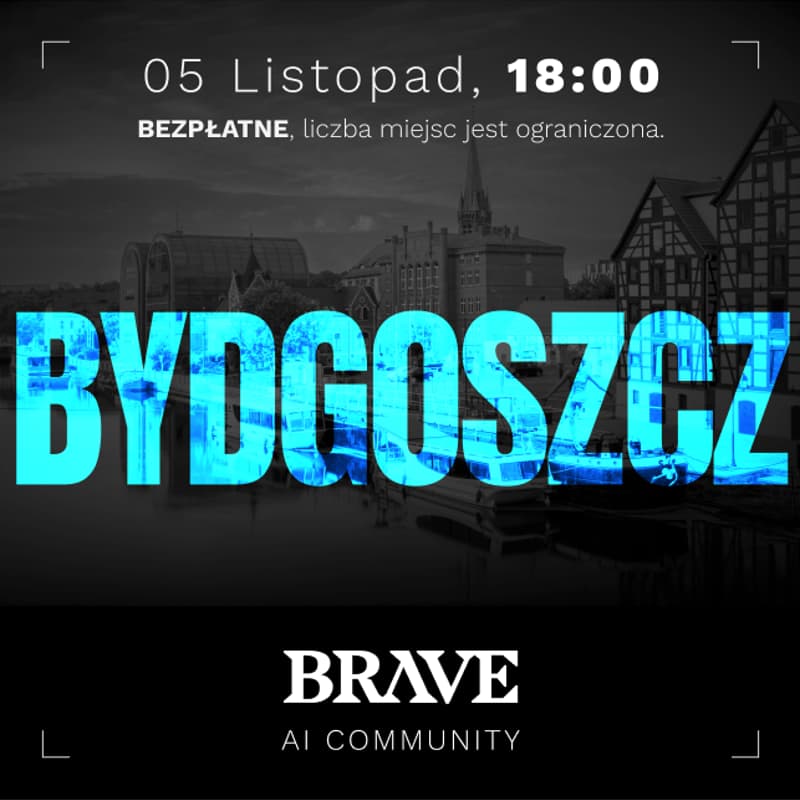 Cover Image for Dołącz do spotkania „Jakość, Bezpieczeństwo i Przyszłość AI” w Bydgoszczy! 🚀
