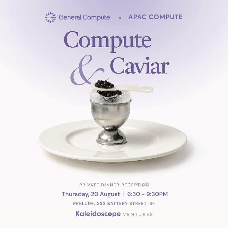 Cover Image for Compute & Caviar – SF, 20 August