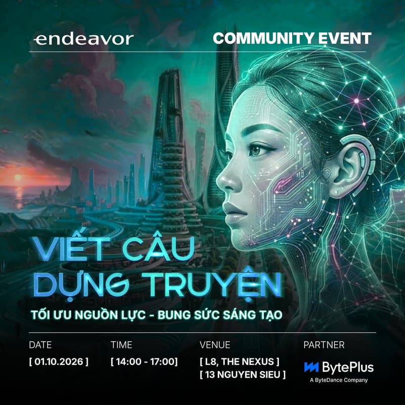 Cover Image for VIẾT CÂU, DỰNG TRUYỆN | Tối ưu nguồn lực - Bung sức sáng tạo