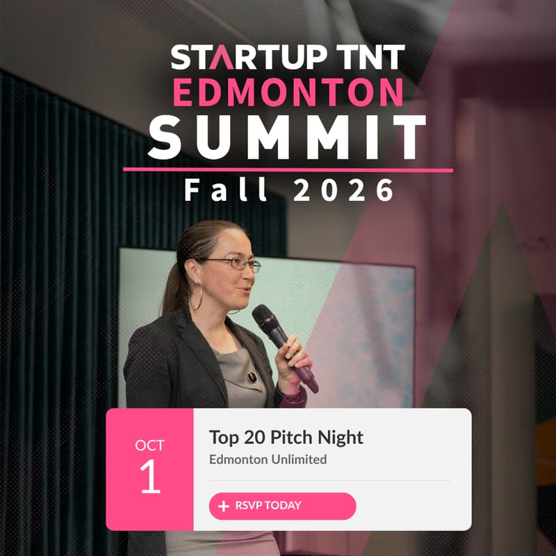 Cover Image for Startup TNT - Top 20 Pitch Night - Edmonton