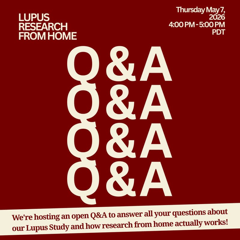 Cover Image for Lupus Research from Home Q&A💜