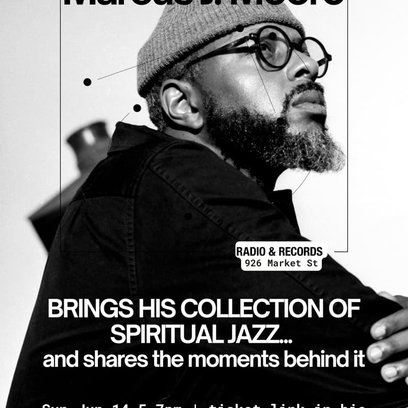 Cover Image for Marcus J. Moore Brings His Spiritual Jazz Record Collection