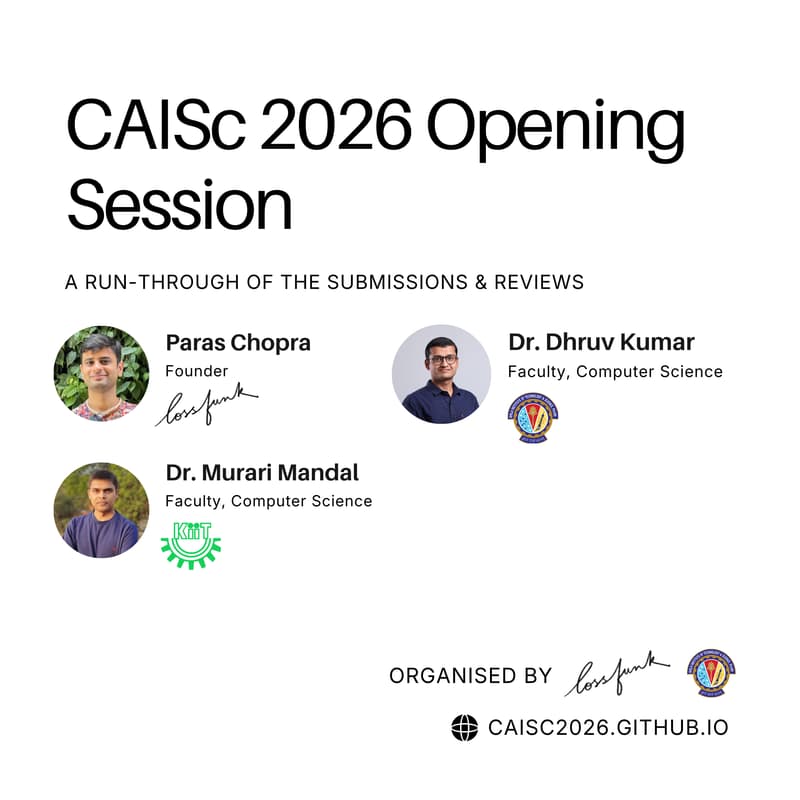 Cover Image for CAISc 2026 Opening Session