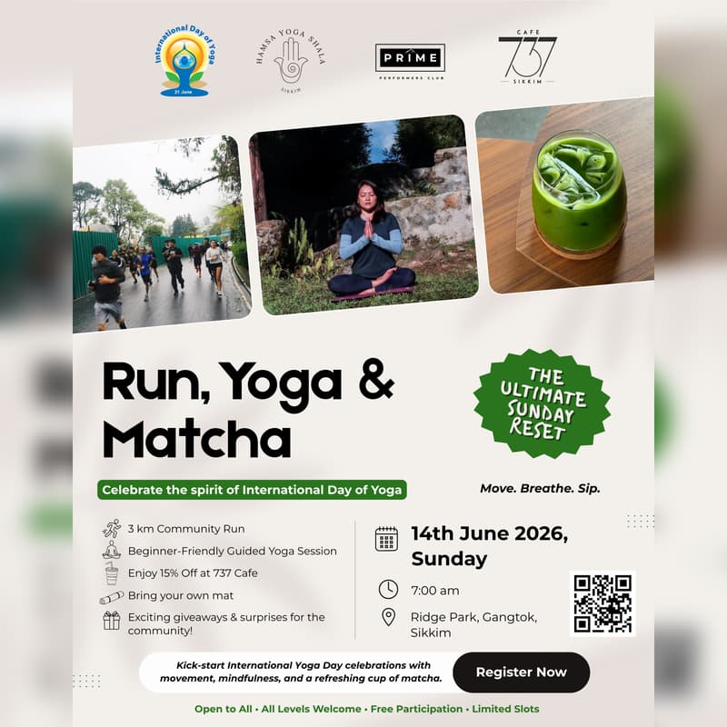 Cover Image for 🏃 Run 🧘♀️ Yoga 🍵 Matcha